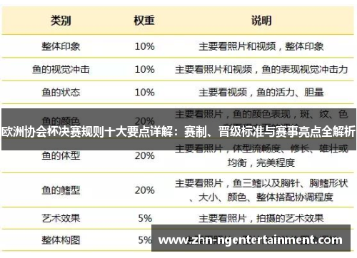 欧洲协会杯决赛规则十大要点详解：赛制、晋级标准与赛事亮点全解析